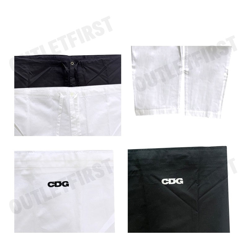COMME DES GARCONS รุ่น CDG 2 PAIRS OF PYJAMA PANTS CODE: SBP 003 051 1 BK+WH กางเกงลำลองขายาว กางเกงขายาวผู้ชาย