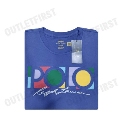 POLO RALPH LAUREN รุ่น LOGO GRAPHIC JERSEY T-SHIRT CODE: 211898788002 เสื้อยืดคอกลม เสื้อยืดแขนสั้น เสื้อยืดคอกลมผู้หญิง