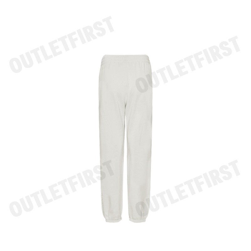 DKNY SPORT รุ่น RHINESTONE LAYERED OUTLINE SWEATPANTS CODE: DP4P3394 SAN กางเกงลำลองขายาว กางเกงคาร์โก้ กางเกงผู้หญิง