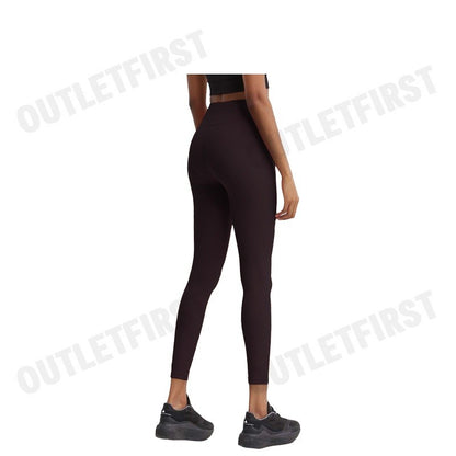 DKNY SPORT รุ่น FITNESS RIB SOLID HIGH WAIST LEGGINGS CODE: DP3P3245 CUT กางเกงออกกำลังกาย กางเกงขายาวผู้หญิง กางเกง