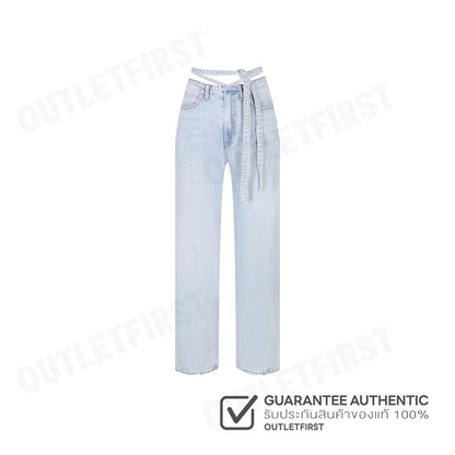 ALEXANDER WANG รุ่น BALLOON JEAN WITH SKINNY BUTTON BACK WAISTBAND CODE: 4DC1244249 กางเกงยีนส์ขายาว กางเกงยีนส์ผู้หญิง