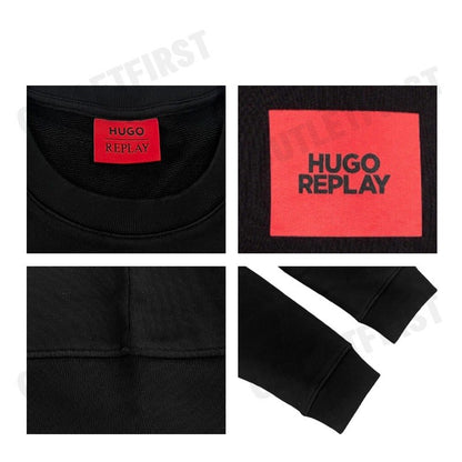 HUGO BOSS รุ่น MEN'S DWEAT4 CREW NECK SWEATSHIRT CODE: 50485661 098 เสื้อสเวตเตอร์ เสื้อแขนยาว เสื้อคอกลม