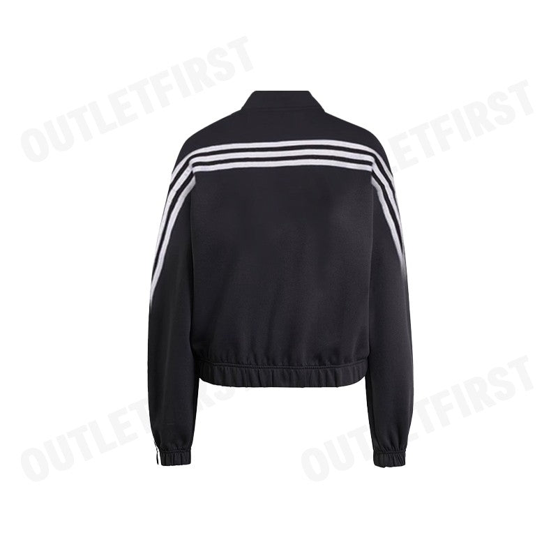 ADIDAS รุ่น FUTURE ICONS THREE STRIPES 1/4 ZIP TOP CODE: IW5244 เสื้อสเวตเตอร์แขนยาว เสื้อสเวตเตอร์ผู้หญิง เสื้อแขนยาว