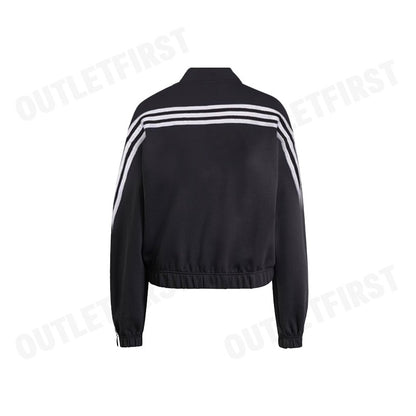 ADIDAS รุ่น FUTURE ICONS THREE STRIPES 1/4 ZIP TOP CODE: IW5244 เสื้อสเวตเตอร์แขนยาว เสื้อสเวตเตอร์ผู้หญิง เสื้อแขนยาว