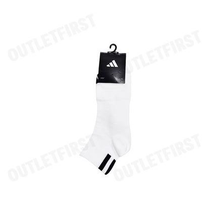 ADIDAS รุ่น 3-STRIPES ANKLE SOCKS CODE: IY7618 ถุงเท้า ถุงเท้าข้อสั้น ถุงเท้าสีขาว
