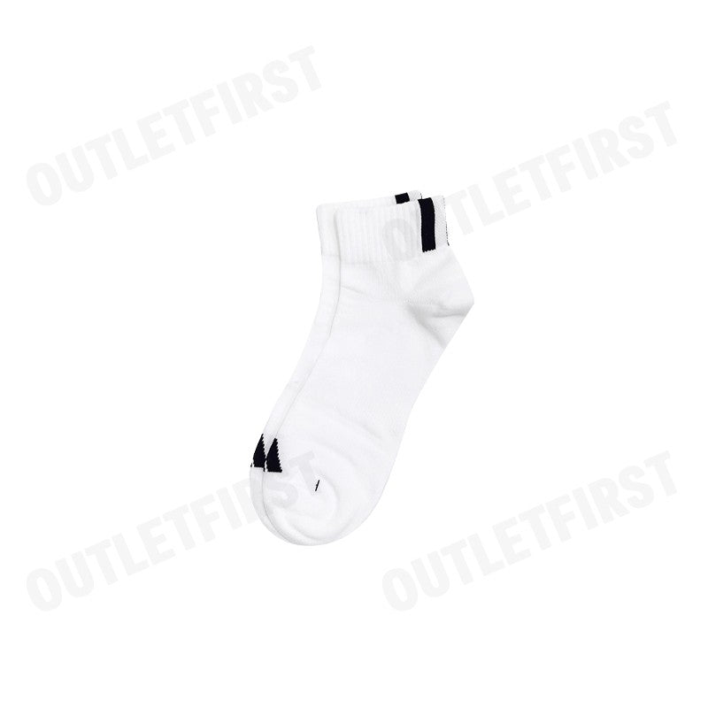 ADIDAS รุ่น 3-STRIPES ANKLE SOCKS CODE: IY7618 ถุงเท้า ถุงเท้าข้อสั้น ถุงเท้าสีขาว
