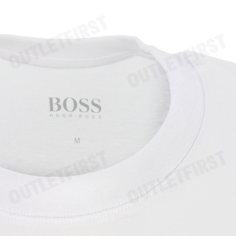 HUGO BOSS รุ่น MEN T-SHIRT WHITE 2PCS CODE: 50239769 100 เสื้อยืดคอกลม เสื้อยืดแขนสั้น เสื้อยืดสีขาว