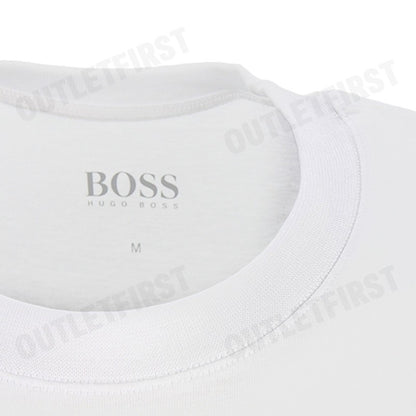 HUGO BOSS รุ่น MEN T-SHIRT WHITE 2PCS CODE: 50239769 100 เสื้อยืดคอกลม เสื้อยืดแขนสั้น เสื้อยืดสีขาว