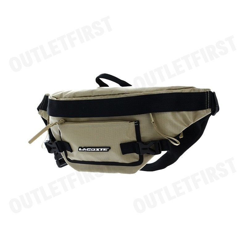 LACOSTE รุ่น  MEN'S LOGO PRINT BELT BAG CODE: NH4147SB M21 กระเป๋าคาดเอว กระเป๋าคาดอก กระเป๋าผู้ชาย