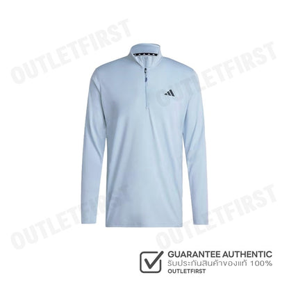 ADIDAS รุ่น  TRAIN ESSENTIALS SEASONAL TRAINING 1/4-ZIP LONG SLEEVE TEE CODE: IJ9620 เสื้อออกกำลังกาย เสื้อสเวตเตอร์