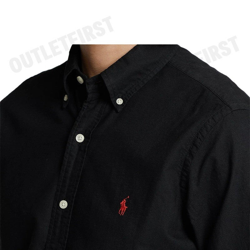 POLO RALPH LAUREN รุ่น  CLASSIC FIT GARMENT-DYED OXFORD SHIRT CODE: 710733596001 เสื้อเชิ้ตแขนยาว เสื้อเชิ๊ต เสื้อผู้ชาย