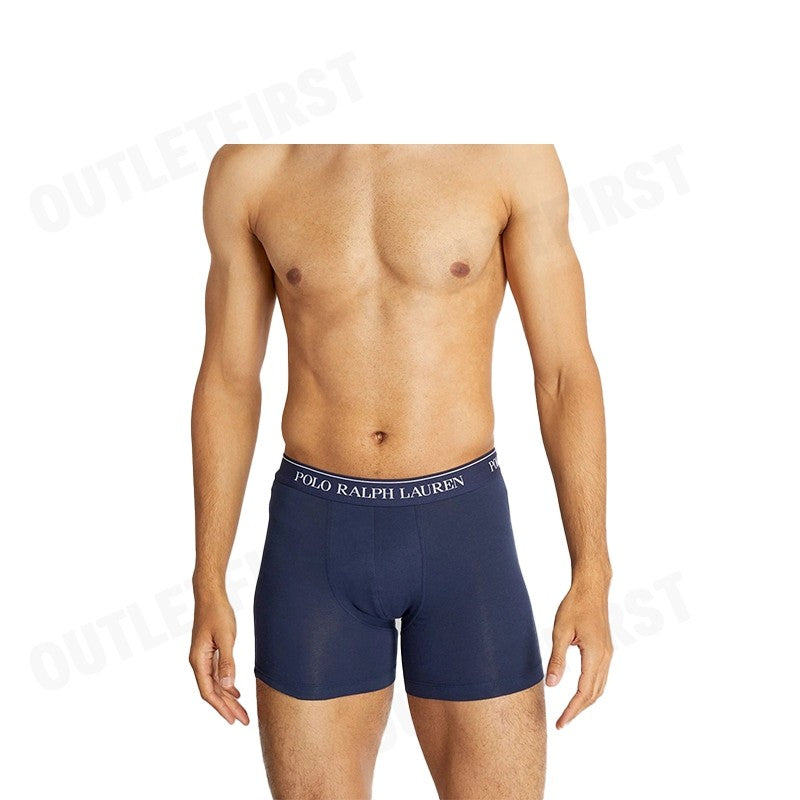 POLO RALPH LAUREN รุ่น  CLASSIC STRETCH-COTTON TRUNK 3-PACK CODE: 714859273001 กางเกงชั้นในผู้ชาย กางเกงบ๊อกเซอร์