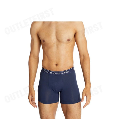POLO RALPH LAUREN รุ่น  CLASSIC STRETCH-COTTON TRUNK 3-PACK CODE: 714859273001 กางเกงชั้นในผู้ชาย กางเกงบ๊อกเซอร์