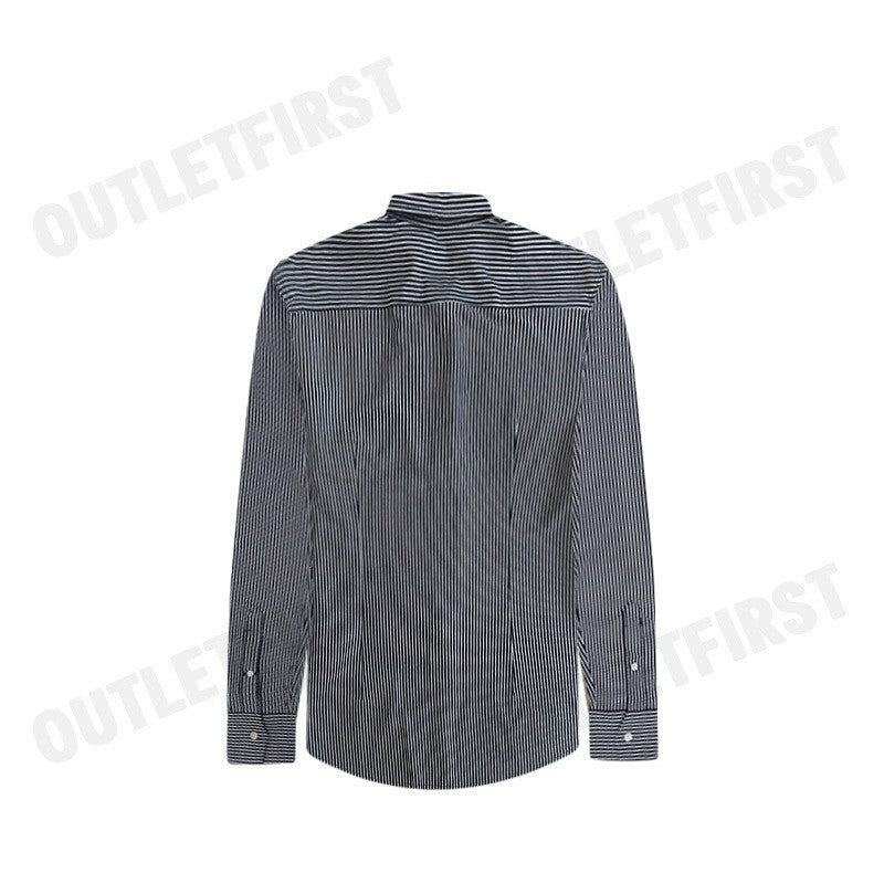 POLO RALPH LAUREN รุ่น  STRIPED LONG-SLEEVE SHIRT CODE: 211633498007 เสื้อเชิ้ตแขนยาว เสื้อผู้หญิง เสื้อเชิ๊ต