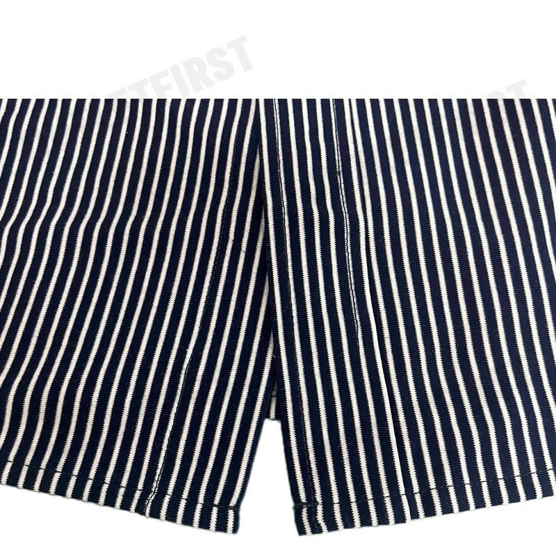 POLO RALPH LAUREN รุ่น  STRIPED LONG-SLEEVE SHIRT CODE: 211633498007 เสื้อเชิ้ตแขนยาว เสื้อผู้หญิง เสื้อเชิ๊ต