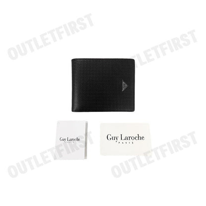 GUY LAROCHE รุ่น MEN'S LEATHER WALLET CODE: DW32002W3BL กระเป๋าสตางค์ กระเป๋าแฟชั่น กระเป๋าสตางค์ใบสั้น