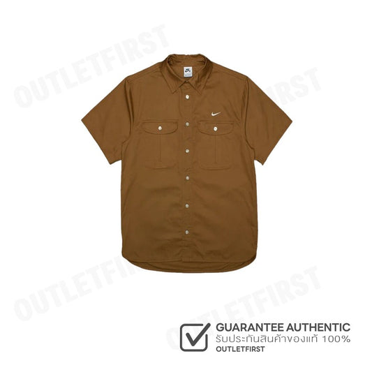 NIKE รุ่น NIKE SB SHORT-SLEEVE WOVEN SKATE CODE: DV9076 270 เสื้อเชิ้ตแขนสั้น เสื้อเชิ้ตผู้ชาย เสื้อเชิ้ต