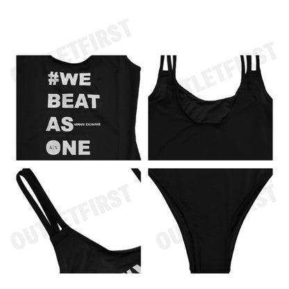 ARMANI EXCHANGE รุ่น WE BEAT AS ONE SWIMSUIT CODE: 943059 3F620 00020 ชุดว่ายน้ำ ชุดว่ายน้ำวันพีช ชุดว่ายน้ำผู้หญิง