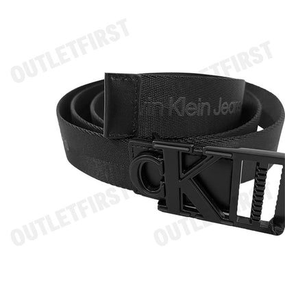 CALVIN KLEIN JEANS รุ่น MAN'S LOGO BELT CODE: ZM02688 BDS เข็มขัด เข็มขัดผู้ชาย เข็มขัดแฟชั่น