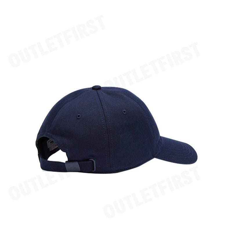 LACOSTE รุ่น UNISEX LACOSTE ADJUSTABLE ORGANIC COTTON TWILL CAP CODE: RK9871 10 166 หมวกแก็ป หมวกเบสบอล หมวก