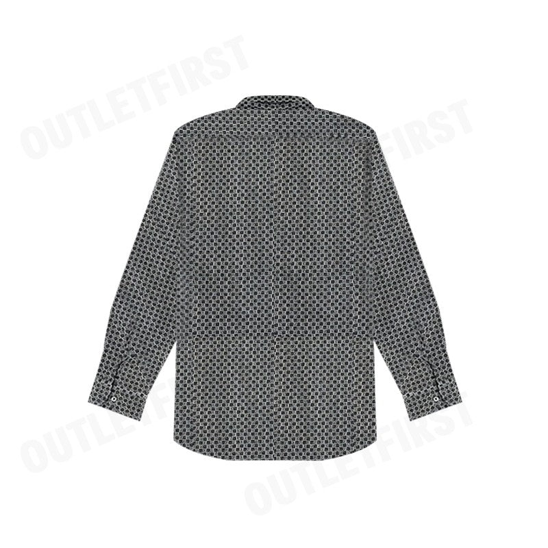 GUY LAROCHE รุ่น LOGO LONG SLEEVES SHIRT CODE: BAB5208S3BL เสื้อเชิ้ตแขนยาว เสื้อเชิ้ตผู้ชาย เสื้อเชิ้ต