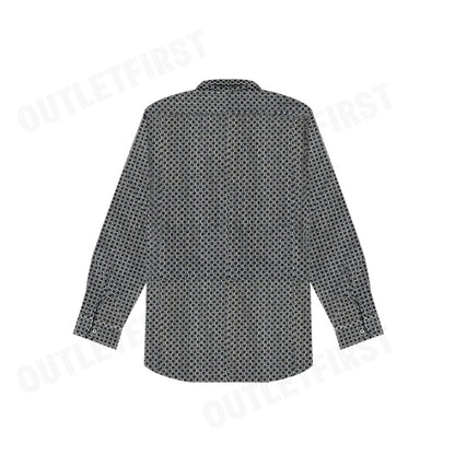 GUY LAROCHE รุ่น LOGO LONG SLEEVES SHIRT CODE: BAB5208S3BL เสื้อเชิ้ตแขนยาว เสื้อเชิ้ตผู้ชาย เสื้อเชิ้ต