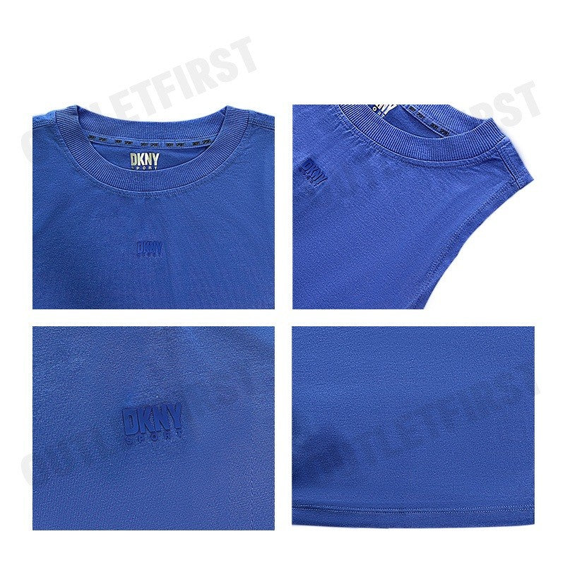 DKNY SPORT รุ่น SLEEVELESS CREW NECK TANK WITH LOGO CODE: DP4T9688 0DZ เสื้อกล้ามแขนกุด เสื้อกล้ามผู้หญิง