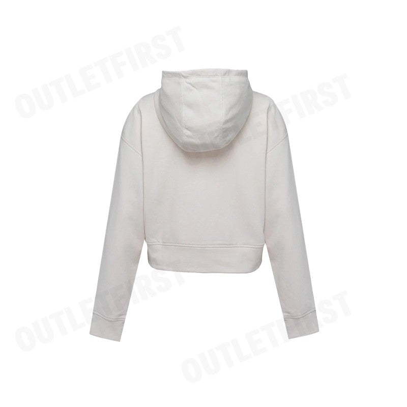 DKNY SPORT รุ่น METALLIC BUBBLE LOGO FULL ZIP HOODIE CODE: DP3J9279 SAN เสื้อแขนยาว เสื้อครอป เสื้อฮู้ด