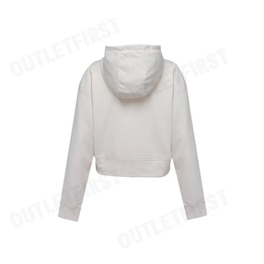 DKNY SPORT รุ่น METALLIC BUBBLE LOGO FULL ZIP HOODIE CODE: DP3J9279 SAN เสื้อแขนยาว เสื้อครอป เสื้อฮู้ด