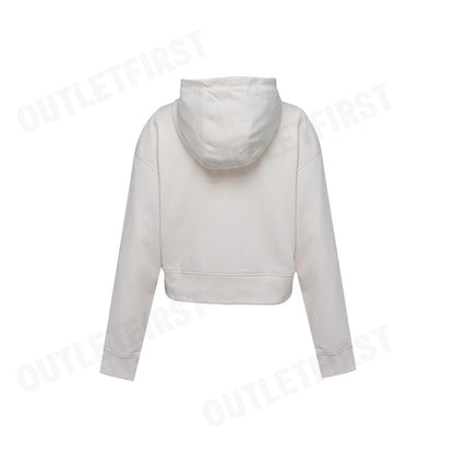 DKNY SPORT รุ่น METALLIC BUBBLE LOGO FULL ZIP HOODIE CODE: DP3J9279 SAN เสื้อแขนยาว เสื้อครอป เสื้อฮู้ด
