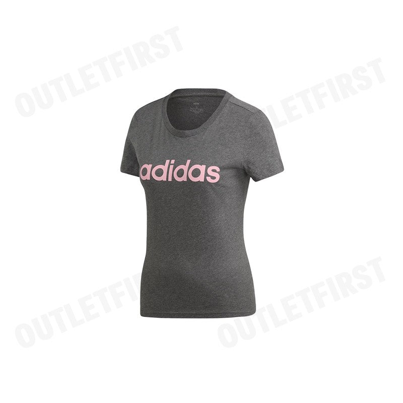 ADIDAS รุ่น ESSENTIALS LINEAR SLIM TEE CODE: DX2546 เสื้อยืดคอกลม เสื้อยืดแขนสั้น เสื้อยืดผู้หญิง