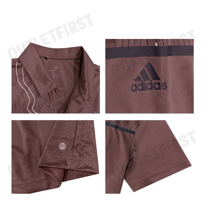 ADIDAS รุ่น CORE CHEST-PRINT GOLF POLO SHIRT CODE: HF9155 เสื้อโปโล เสื้อแขนสั้น เสื้อโปโลผู้ชาย