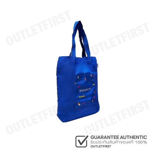 SWATCH รุ่น  SWATCH FOLDABLE TOTE BAG CODE: SWS5LT19TB กระเป๋าช้อปปิ้ง กระเป๋าสะพายข้าง กระเป๋าแฟชั่น