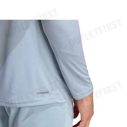 ADIDAS รุ่น  TRAIN ESSENTIALS SEASONAL TRAINING 1/4-ZIP LONG SLEEVE TEE CODE: IJ9620 เสื้อออกกำลังกาย เสื้อสเวตเตอร์