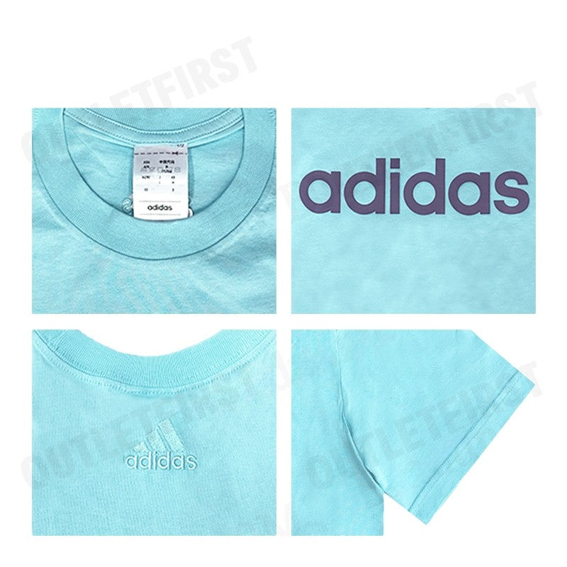 ADIDAS รุ่น ESSENTIALS SINGLE JERSEY LINEAR EMBROIDERED LOGO TEE CODE: IJ8659 เสื้อยืดคอกลม เสื้อผู้ชาย เสื้อกีฬา