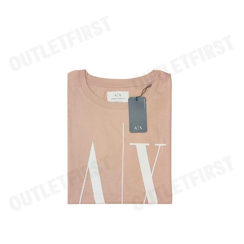 ARMANI EXCHANGE รุ่น  RELAXED FIT ICON PROJECT T-SHIRT CODE: 8NYTCX YJG3Z 0748 เสื้อยืด เสื้อคอกลม เสื้อผู้หญิง