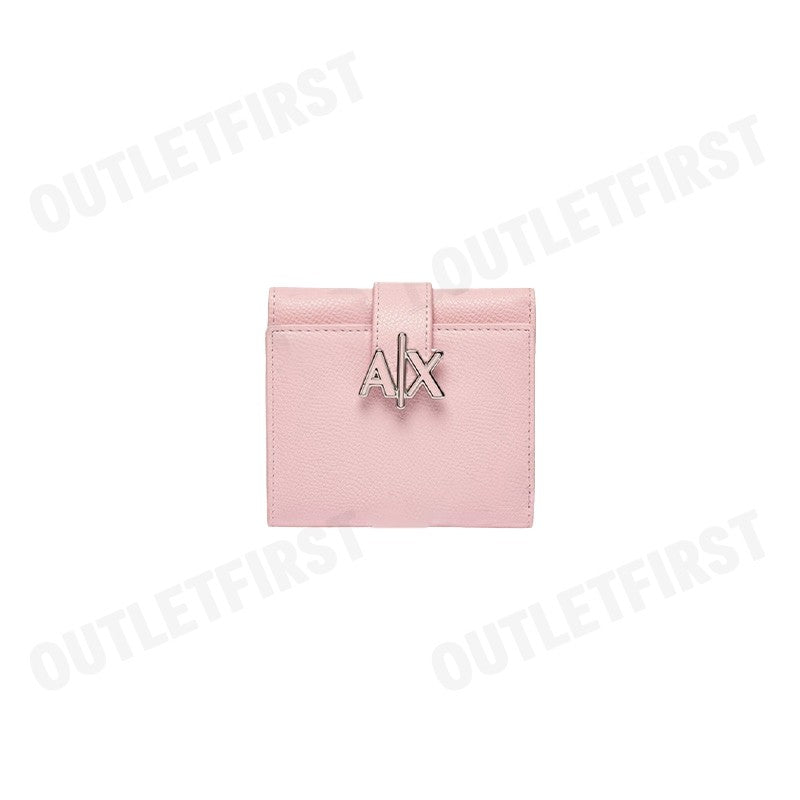 ARMANI EXCHANGE รุ่น MINI AX LOGO WALLET IN LEATHER CODE: 948530 CC788 18870 กระเป๋าสตางค์  กระเป๋าใบสั้น กระเป๋าผู้หญิง