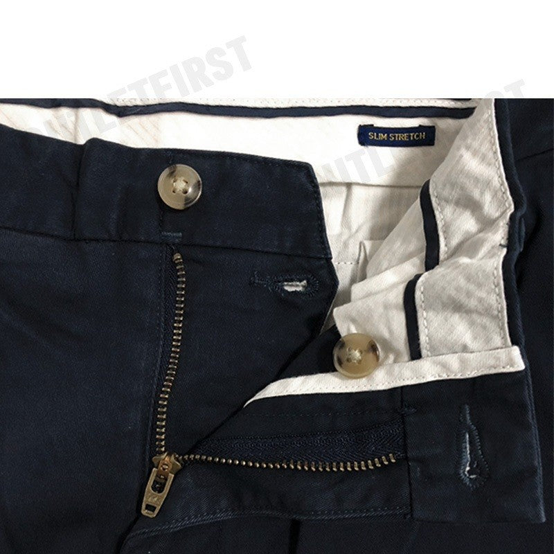 POLO RALPH LAUREN  รุ่น  STRETCH SLIM FIT TWILL PANT CODE: 710791015003 กางเกงขายาว กางเกงทรงสลิม  กางเกงผู้ชาย