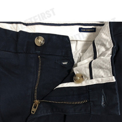 POLO RALPH LAUREN  รุ่น  STRETCH SLIM FIT TWILL PANT CODE: 710791015003 กางเกงขายาว กางเกงทรงสลิม  กางเกงผู้ชาย