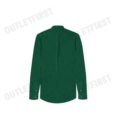 POLO RALPH LAUREN รุ่น  CLASSIC FIT GARMENT-DYED OXFORD SHIRT CODE: 710852165013 เสื้อเชิ้ตแขนยาว เสื้อผู้ชาย เสื้อเชิ๊ต