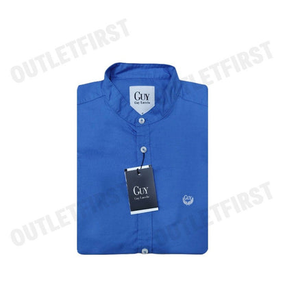 GUY LAROCHE รุ่น  MEN'S LONG SLEEVE SHIRT WITH CHINESE COLLAR CODE: DAC6281S0BU เสื้อเชิ้ตแขนยาว เสื้อผู้ชาย เสื้อเชิ๊ต