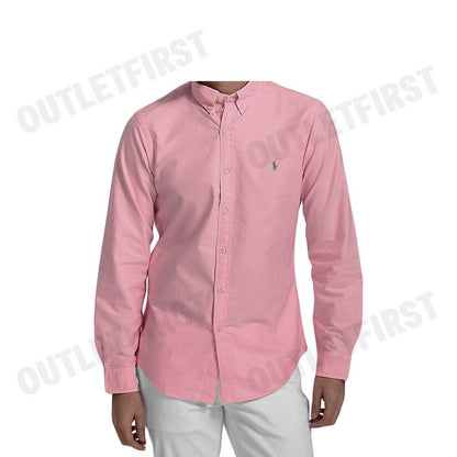 POLO RALPH LAUREN รุ่น  CLASSIC FIT GARMENT-DYED OXFORD SHIRT CODE: 710852165010 เสื้อเชิ้ตแขนยาว เสื้อผู้ชาย เสื้อเชิ๊ต