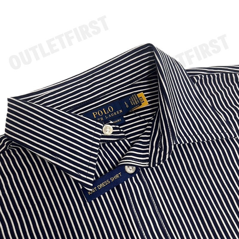 POLO RALPH LAUREN รุ่น  STRIPED LONG-SLEEVE SHIRT CODE: 211633498007 เสื้อเชิ้ตแขนยาว เสื้อผู้หญิง เสื้อเชิ๊ต