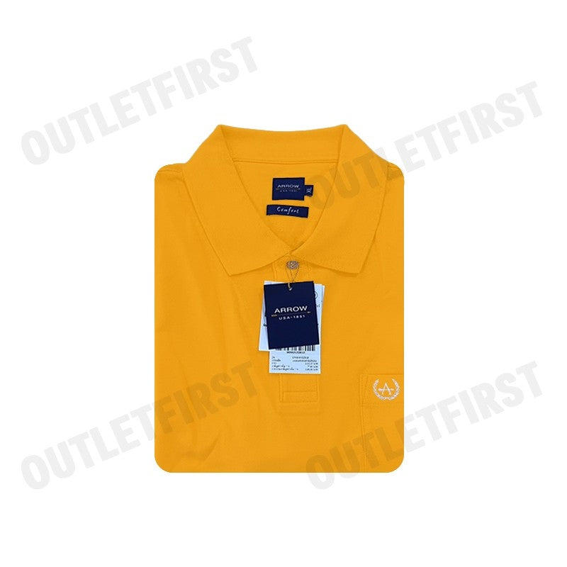 ARROW รุ่น COTTON POLO SHIRT CODE: KW8N9YE เสื้อโปโลผู้ชาย เสื้อโปโล เสื้อโปโลแขนสั้น