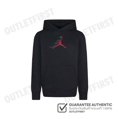 NIKE รุ่น JORDAN ESSENTIALS FESTIVE FLEECE PULLOVER HOODIE CODE: FD7465 010 เสื้อสเวตเตอร์ เสื้อฮู้ด เสื้อแขนยาวผู้ชาย