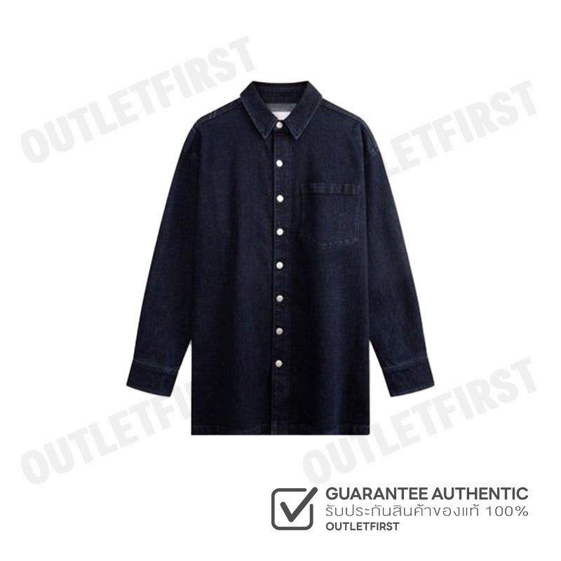 CALVIN KLEIN JEANS รุ่น MEN'S YEAR OF THE DRAGON DENIM OVERSHIRT CODE J324908 1A4 00 เสื้อเชิ้ต เสื้อเชิ้ตยีนส์แขนยาว