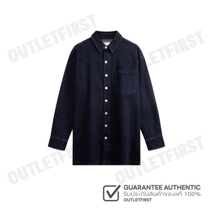 CALVIN KLEIN JEANS รุ่น MEN'S YEAR OF THE DRAGON DENIM OVERSHIRT CODE J324908 1A4 00 เสื้อเชิ้ต เสื้อเชิ้ตยีนส์แขนยาว