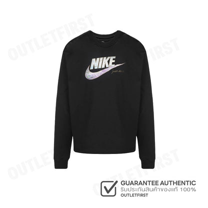 NIKE รุ่น WOMEN NIKE LONG-SLEEVE TEE CODE: DV9946 010 เสื้อยืดแขนยาว เสื้อแขนยาว เสื้อยืดแขนยาวผู้หญิง
