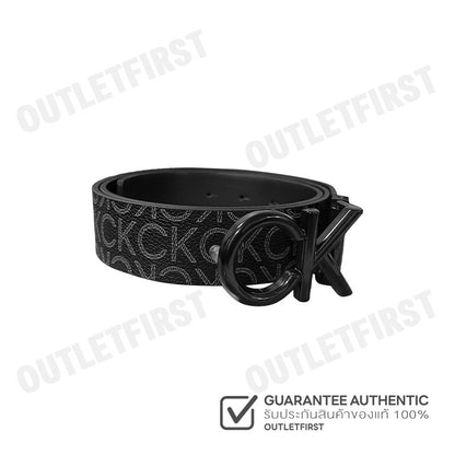 CALVIN KLEIN รุ่น RECYCLED REVERSIBLE LOGO BELT CODE: ZM02642 01R เข็มขัด เข็มขัดหนัง เข็มขัดผู้ชาย