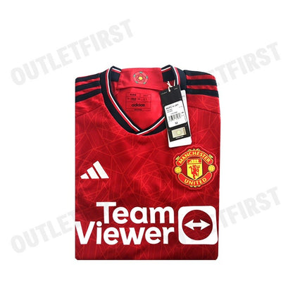 ADIDAS รุ่น MANCHESTER UNITED 23/24 HOME JERSEY CODE: IP1726 เสื้อยืดคอกลม เสื้อยืดคอกลมแขนสั้น เสื้อคอกลมผู้ชาย